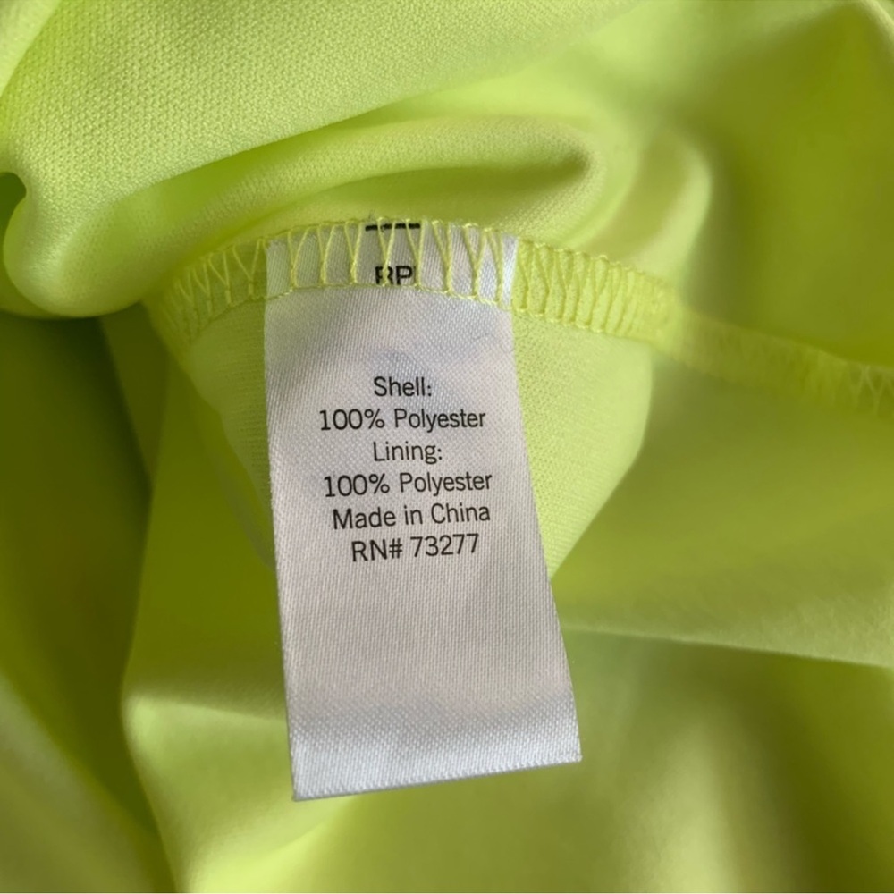 Swiss Dot Babydoll Dress Bright Neon size Large - Picture 6 of 10